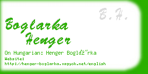 boglarka henger business card